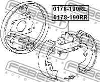 Цилиндр торм зад ltoy carina e at19/st191/ct190 92-97