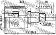 Шрус 0211-d40at