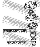 Отбойник toy camry mcv20/sxv20 96-01 пер