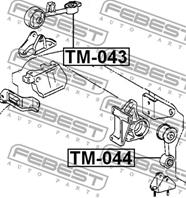 Опора двигат.TOYOTA CAMRY ACV3/MCV3 2001-2006