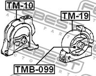 Опора двигат.пер.TOYOTA COROLLA AE10/CE10/EE10 1991-2002