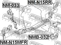 Опора двигателя nm-n15rr