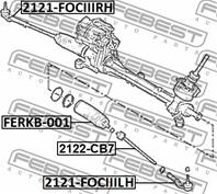 Тяга рулев frd c-max/grand c-max 10- пер l/r