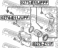 Поршень передн суппорта nissan tiida c11 2005-2012 0276-z11f