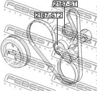 Ролик ГРМ FORD FOCUS II 04-11  BMW 3/5/7/X3/X5 97-