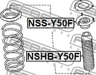Опора амортизатора nss-y50f