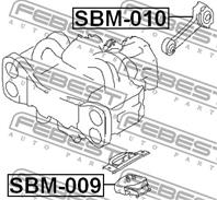 Опора двигателя (3-я) subaru / febest