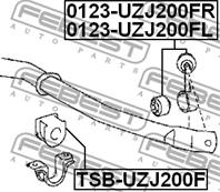 Втулка пер.стабил.TOYOTA LAND CRUISER 200 UZJ200/VDJ200 2007- D34