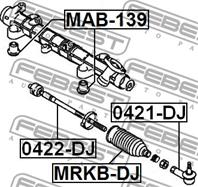 0422-dj тяга рулев. mitsubishi galant dj1a/dj3a/dj5a 06&gt