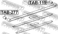 Втулка рессоры tab-277