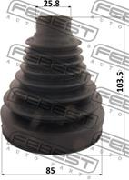 Пыльник ШРУСа внутренний комплект 85x103x25.8