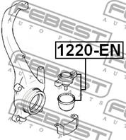 FEBEST 1220-EN Опора шаровая KIA CEED/CERATO/MAGENTIS/HYUNDAI ELANTRA/i 30