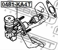 Цилиндр сцепления Mitsubishi Pajero/MONTERO SPORT