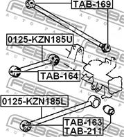 с/б заднего поперечного рычага