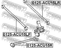 FEBEST 0125-ACU15LR Тяга LEXUS RX300 98-03 зад.подв.