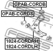 Рычаг OPEL CORSA D 06- пер.подв.лев.