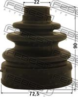 Комплект пыльника шруса mazda 3 bl 2009- (72.5x90x22)
