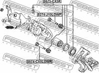 Ремкомплект суппорта тормозного заднего