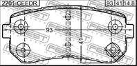 К-кт колодки зад hyu ix35/tucson 10my 09-