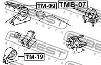 Опора двигателя задняя TOYOTA COROLLA (92-01) TM-007 это подушка с креплениями целиком  а TMB-07 са...