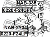 Опора шаровая переднего верхнего рычага