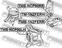 ПОДУШКА ДВИГАТЕЛЯ ПРАВАЯ (ГИДРАВЛИЧЕСКАЯ)