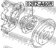 Подшипник-ступица зад.INFINITI QX56 2003-