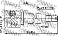 Шрус 2111-cb316rh
