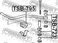 FEBEST TSB-723 Втулка стабилизатора TOYOTA HIACE -07 зад.подв.