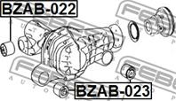 Опора дифференциала bzab-023