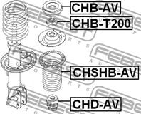 FEBEST CHSHB-AV Пыльник амортизатора CHEVROLET AVEO 03-08 пер.