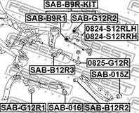 Рычаг sub forester s12 2007-2012 вверх r