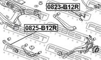 FEBEST 0825-B12R Тяга SUBARU LEGACY 98-09 зад.подв.