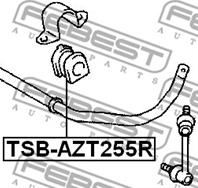 Втулка зад.стабил.TOYOTA CALDINA AZT246/ST246 4WD 2002-2007 D20