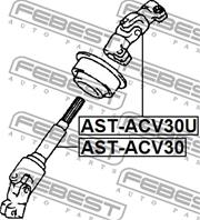Вал карданный Toyota Camry 01-06  Lexus ES300/330
