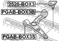FEBEST 2520-BOX3 Опора шаровая PEUGEOT BOXER/CITROEN JUMPER/FIAT DUCATO 06- нижн.лев/прав.