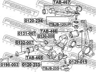 Гайка подвески