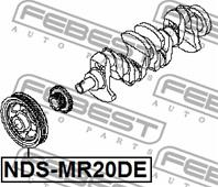 Шкив коленвала mr20de