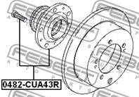 Ступица в сборе Re Mitsubishi Lancer CS 00-09