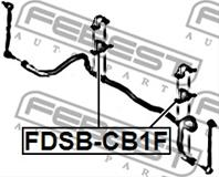 Втулка пер.стабил.FORD FIESTA CB1 2008-