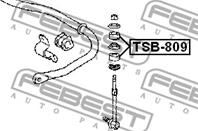 FEBEST TSB-809 Втулка стабилизатора TOYOTA COROLLA E11/LC 90/120