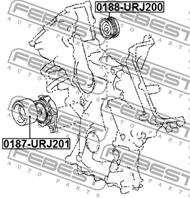 Ролик toy land cruiser 200 uzj200/vdj200 2007&gt