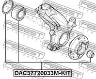 Подшипник ступицы dac37720033m-kit