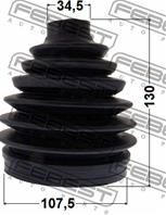 Пыльник ШРУС наружный (107.5x130.3x34.5) комплект