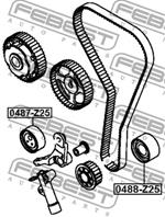 РОЛИК НАТЯЖИТЕЛЯ РЕМНЯ ГРМ