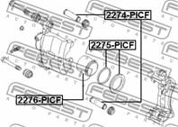 ПОРШЕНЬ СУППОРТА ТОРМОЗНОГО ПЕРЕДНЕГО KIA PICANTO 