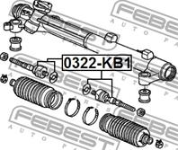 Тяга рул honda legend kb1 2004-2012 пер l/r