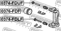 Поршень передн суппорта honda civic eu/ep/es 2001-2006 0376-fdf