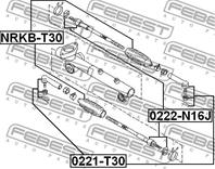 Нак.рул.тяги NISSAN X-TRAIL T30 2000-2006