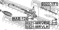 Наконечник рулевой 0321-mrvrh